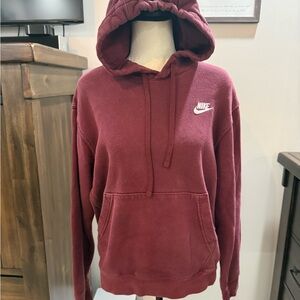 Nike Burgundy Hoodie